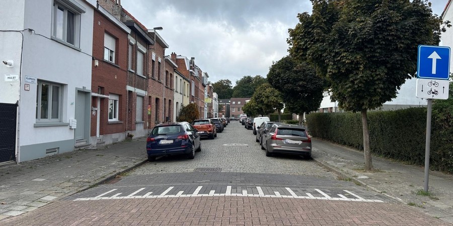 Foto van de Klaproosstraat die heraangelegd wordt